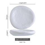 Irregular Ceramic Plate Japanese Creative Dinner Plate