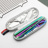 Stainless Steel Straw Combination Knife Fork Spoon