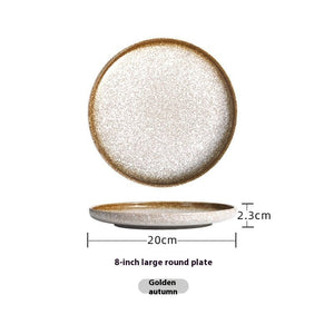 Steak Plate Ceramic Household Dinner Plate