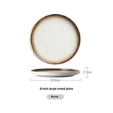 Steak Plate Ceramic Household Dinner Plate